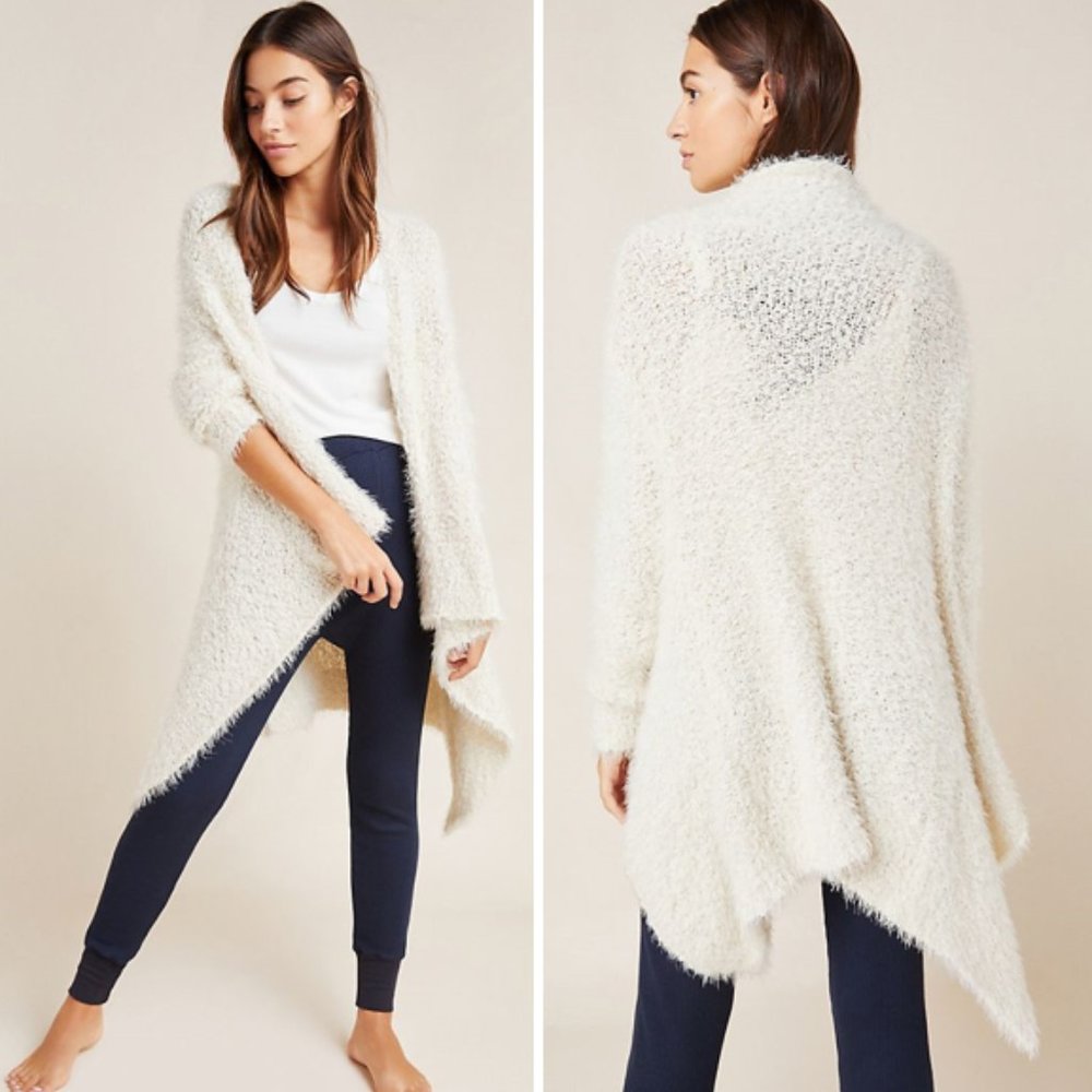 Anthropologie Flora Teddy Cardigan